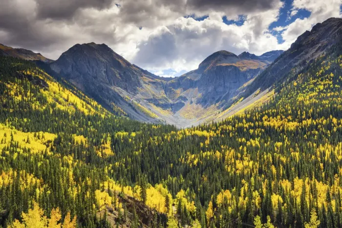 Framed Print : Little Giant Peak & Kendall Peak, Silverton, Colorado, USA