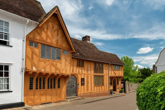 Framed Print : Little Hall, Lavenham, Suffolk, England