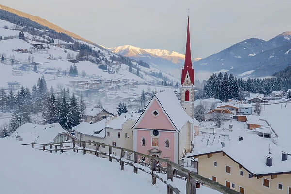 The little town of Mareta in the Ridnaun Valley, Ridnaun Valley, Bolzano province