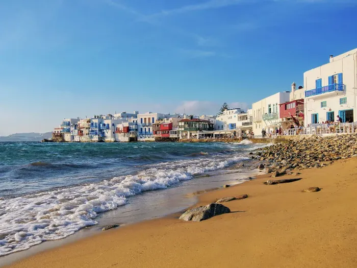 Framed Print : Little Venice, Chora, Mykonos Town, Mykonos Island, Cyclades, Greece Framed Print : Little Venice, Chora, Mykonos Town, Mykonos Island, Cyclades, Greece
