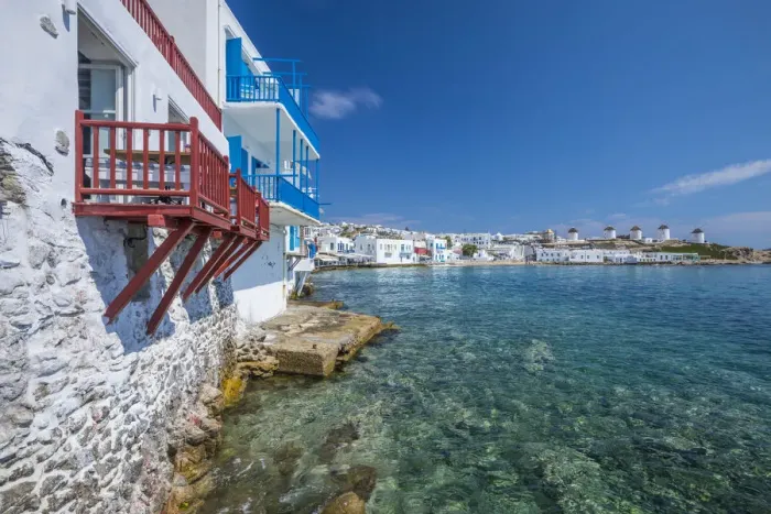 Framed Print : Little Venice, Mykonos Town, Mykonos, Cyclade Islands, Greece Framed Print : Little Venice, Mykonos Town, Mykonos, Cyclade Islands, Greece