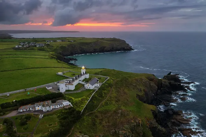 Framed Print : Lizard Point Lighthouse at sunrise, Lizard Point, Cornwall, United Kingdom Framed Print : Lizard Point Lighthouse at sunrise, Lizard Point, Cornwall, United Kingdom