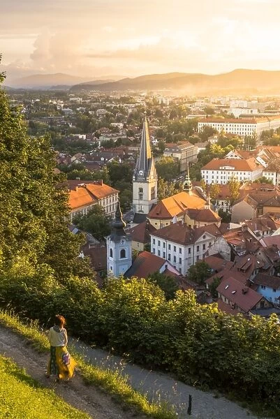 Ljubljana, Slovenia, East Europe. (MR)