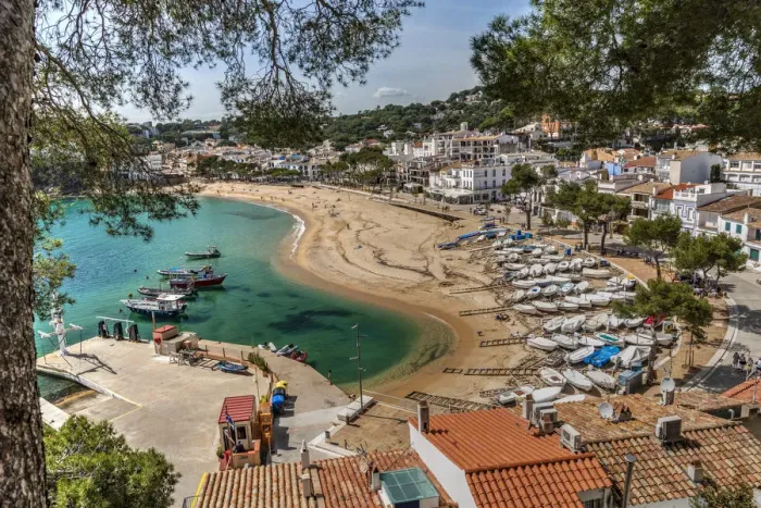 Framed Print : Llafranc, Costa Brava, Catalonia, Spain