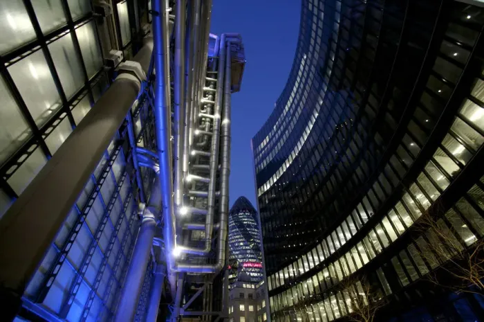 Framed Print : Lloyds Building, city of London, London, England, UK Framed Print : Lloyds Building, city of London, London, England, UK