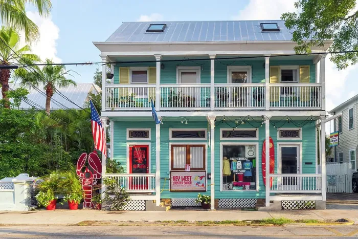 Framed Print : Lobster Shack, Key West, South Florida, Florida, USA