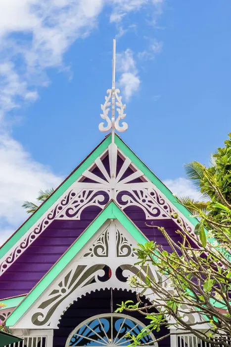 Framed Print : Local store roof, Mustique, Grenadines, Saint Vincent and the Grenadines Islands, Caribbean