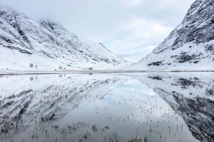 Framed Print : Loch Achtriochtan, Glencoe, Highland, Scotland