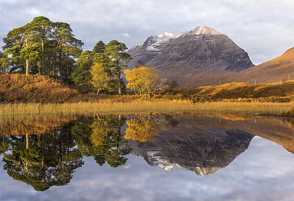 Loch Clair with Liathach, one of the most famous of the Torridon Hills, in the background