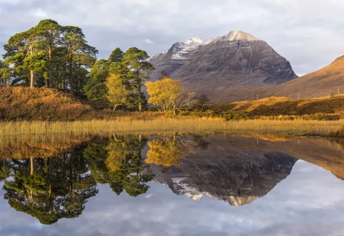 Framed Print : Loch Clair with Liathach, one of the most famous of the Torridon Hills, in the background Framed Print : Loch Clair with Liathach, one of the most famous of the Torridon Hills, in the background
