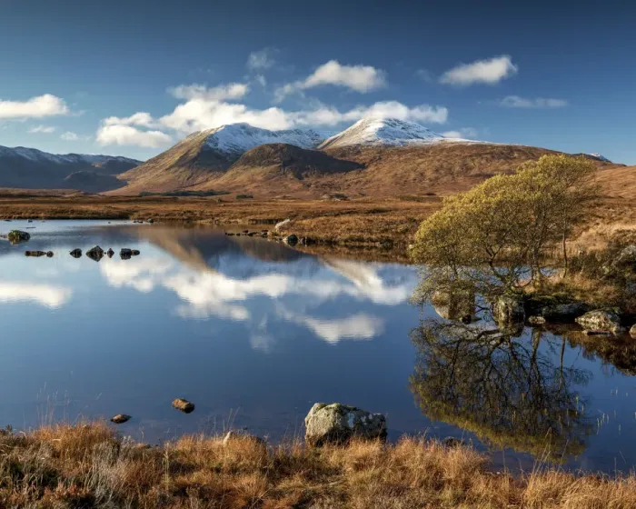 Framed Print : Lochan na Achlaise Reflections, Argyll & Bute, Scotland