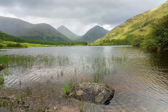 Framed Print : Lochan Urr against mountains, Glencoe, Scottish Highlands, Scotland, UK Framed Print : Lochan Urr against mountains, Glencoe, Scottish Highlands, Scotland, UK