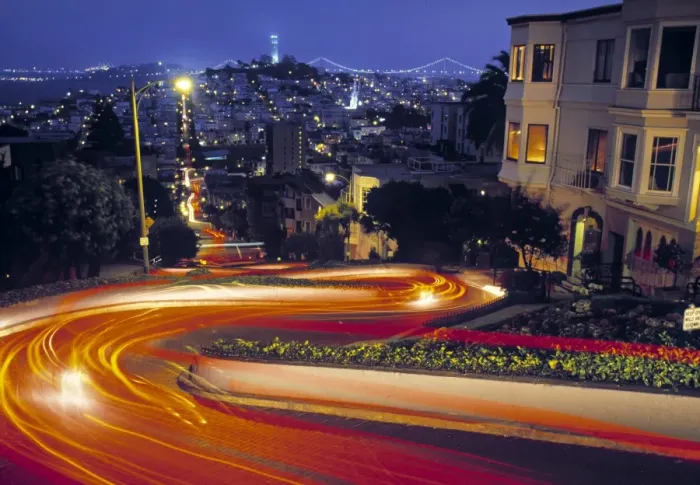 Framed Print : Lombard Street Framed Print : Lombard Street