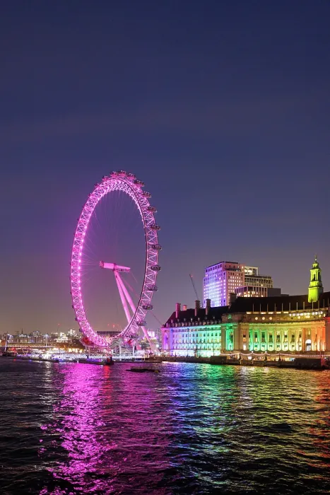 Framed Print : The London Eye, London, England, UK