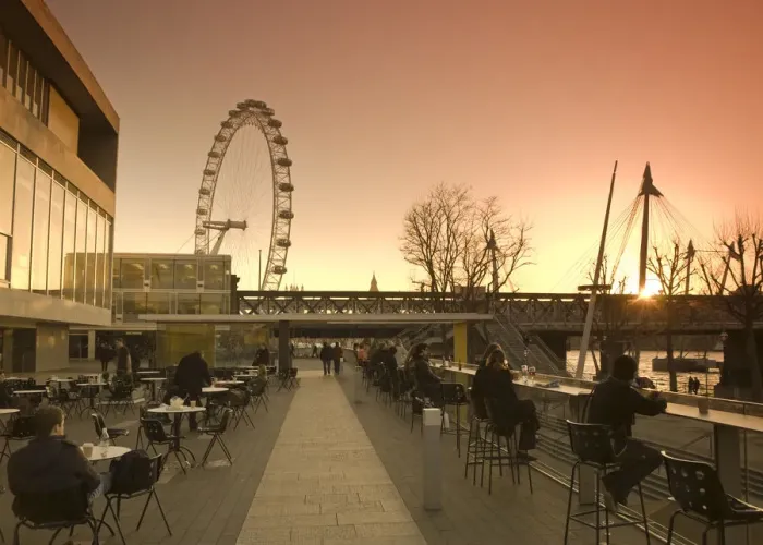 Framed Print : London Eye, South bank, London, England