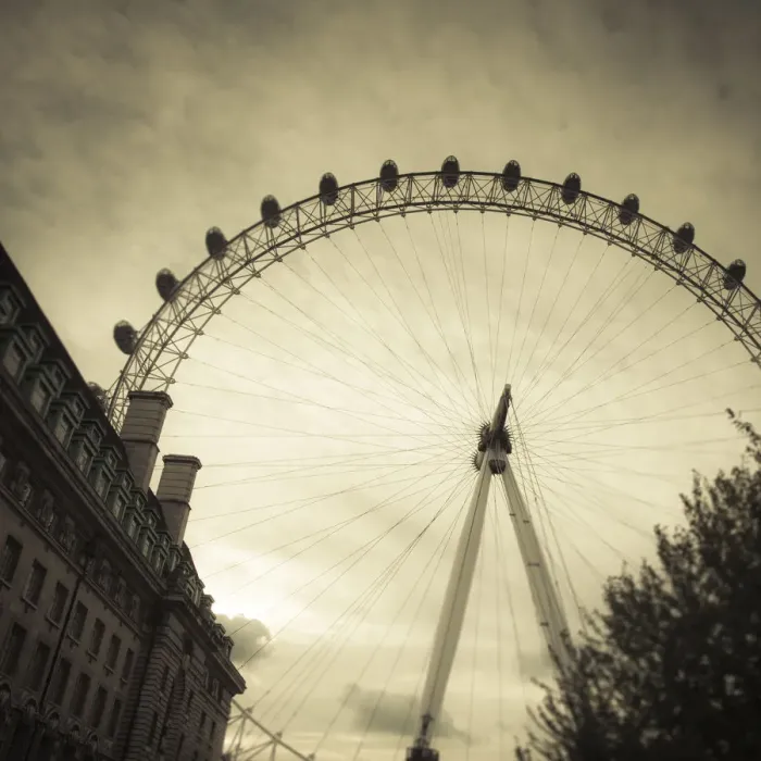 Framed Print : London Eye, South Bank, London, England, UK