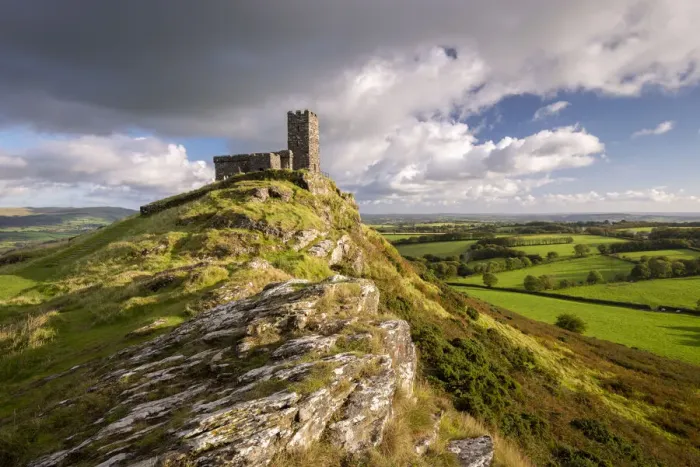 Framed Print : Lonely St Michael de Rupe Church on the summit of Brentor, Dartmoor National Park, Devon Framed Print : Lonely St Michael de Rupe Church on the summit of Brentor, Dartmoor National Park, Devon