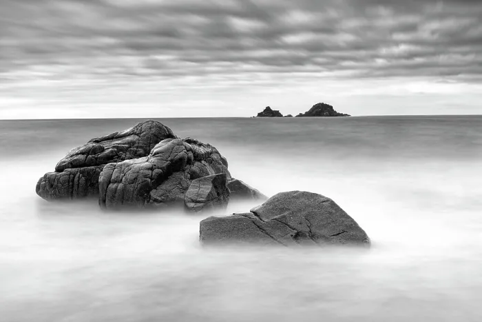 Framed Print : Long exposure image, Porth Nanven, Cot Valley, near St Just, Cornwall, England Framed Print : Long exposure image, Porth Nanven, Cot Valley, near St Just, Cornwall, England