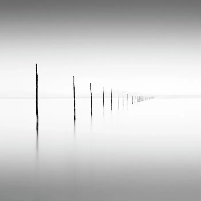 Framed Print : Long exposure image, wooden posts, Holy Island, Lindisfarne, Northumberland, England Framed Print : Long exposure image, wooden posts, Holy Island, Lindisfarne, Northumberland, England