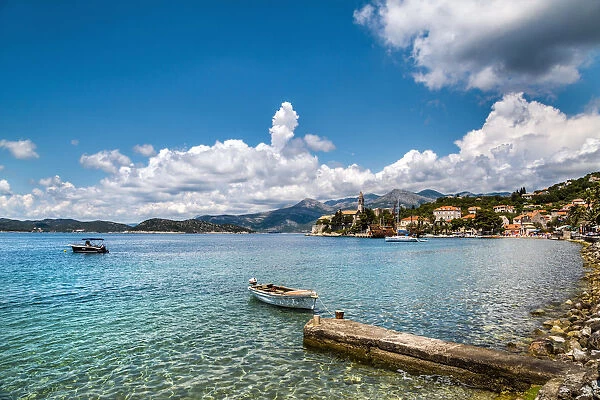 Lopud Island, Elaphiten Islands, Dubrovnik, Dalmatia, Croatia