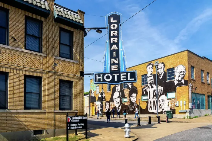 Framed Print : Lorraine Hotel (Motel), National Civil Rights Museum, Historic Place On April 4, 1968, the Rev. Martin Luther King, Jr. was assassinated here at the Lorraine Motel, Built in 1925, Memphis, Tennessee, Shelby County, USA Framed Print : Lorraine Hotel (Motel), National Civil Rights Museum, Historic Place On April 4, 1968, the Rev. Martin Luther King, Jr. was assassinated here at the Lorraine Motel, Built in 1925, Memphis, Tennessee, Shelby County, USA