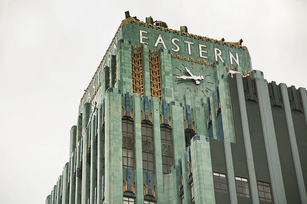 Los Angeles, California. USA. The exterior of the famous Eastern Columbia Buiding