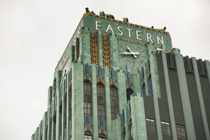 Framed Print : Los Angeles, California. USA. The exterior of the famous Eastern Columbia Buiding Framed Print : Los Angeles, California. USA. The exterior of the famous Eastern Columbia Buiding