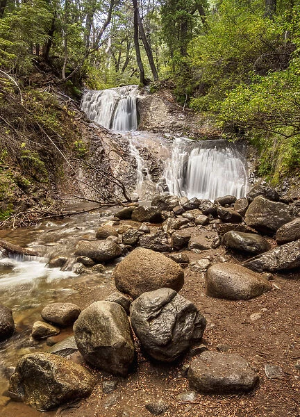 Los Duendes Waterfall, Nahuel Huapi National Park, Rio Negro Province, Argentina