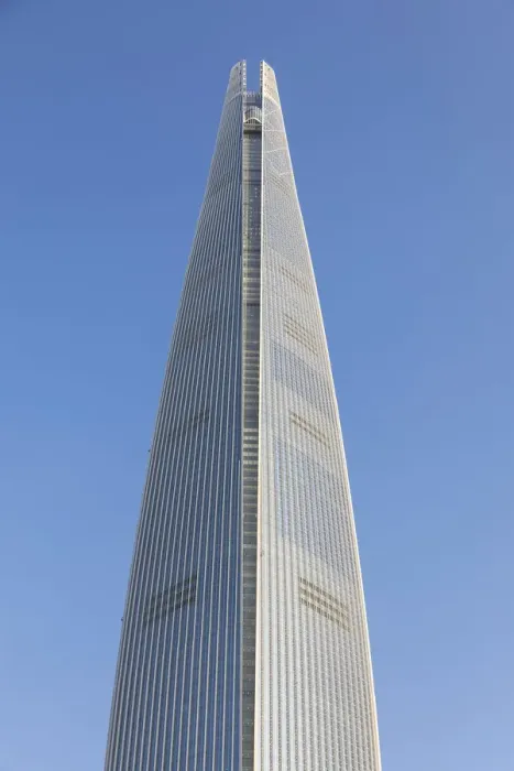 Framed Print : Lotte Tower (555m supertall skyscraper, 5th tallest building in the world when completed Framed Print : Lotte Tower (555m supertall skyscraper, 5th tallest building in the world when completed