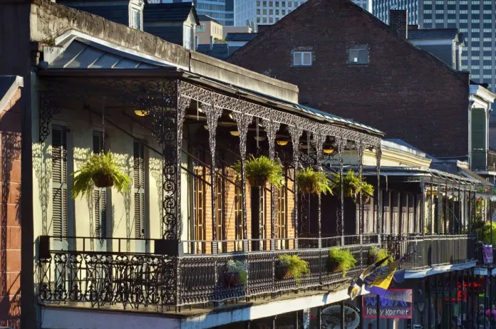 Framed Print : Louisiana, New Orleans, French Quarter, Bourbon Street