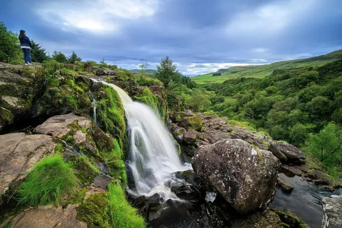 Framed Print : The Loup of Fintry Waterfall, Glasgow, Scottish Lowlands, UK Framed Print : The Loup of Fintry Waterfall, Glasgow, Scottish Lowlands, UK