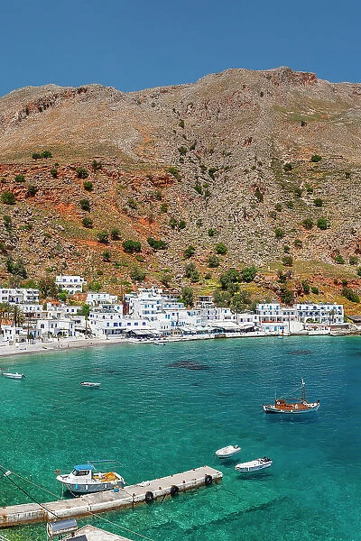 Loutro, south coast, Crete, Greek Islands, Greece