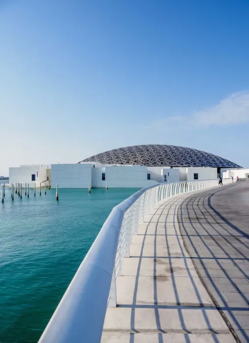 Framed Print : Louvre Museum, Abu Dhabi, United Arab Emirates Framed Print : Louvre Museum, Abu Dhabi, United Arab Emirates