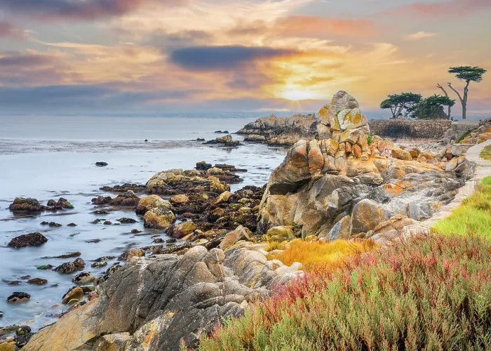 Framed Print : Lovers Point Beach, Pacific Grove, Monterey Peninsula, Monterey Bay, California, USA Framed Print : Lovers Point Beach, Pacific Grove, Monterey Peninsula, Monterey Bay, California, USA