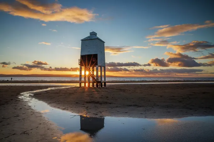 Framed Print : Low Lighthouse, Burnham on Sea, Somerset, England England, UK Framed Print : Low Lighthouse, Burnham on Sea, Somerset, England England, UK