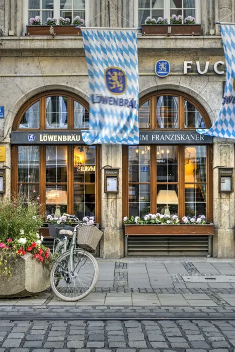 Framed Print : Lowenbrau beer hall, Munich, Bavaria, Germany Framed Print : Lowenbrau beer hall, Munich, Bavaria, Germany