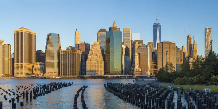 Framed Print : Lower Manhattan, New York, USA Framed Print : Lower Manhattan, New York, USA