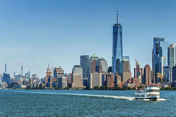 Lower Manhattan skyline, New York, USA