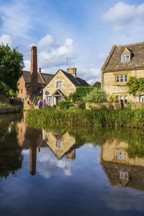 Framed Print : Lower Slaughter, Cotswolds, Gloucestershire, England, UK