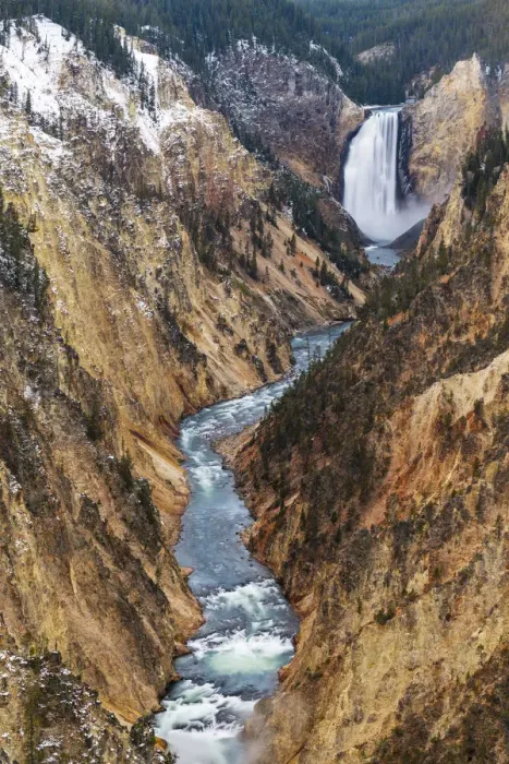 Framed Print : Lower Yellowstone falls, Yellowstone National Park, Wyoming, USA Framed Print : Lower Yellowstone falls, Yellowstone National Park, Wyoming, USA