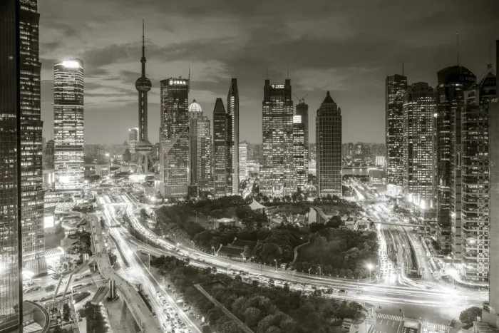 Framed Print : Lujiazui, Pudong, Shanghai, China Framed Print : Lujiazui, Pudong, Shanghai, China