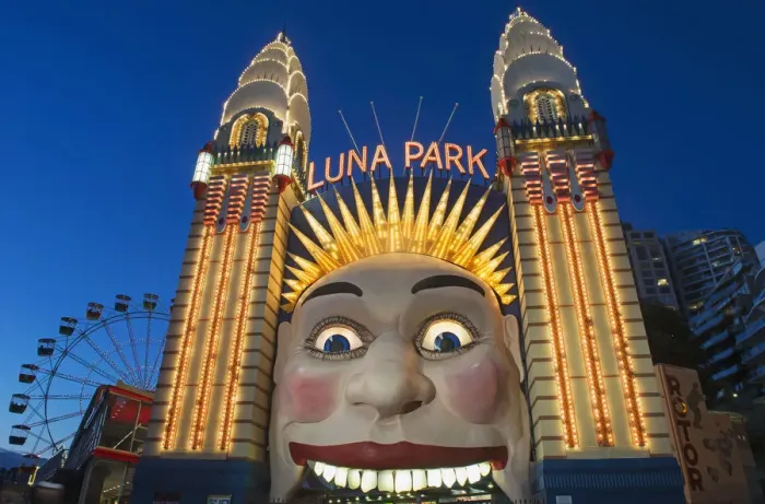 Framed Print : Luna Park, Sydney, New South Wales, Australia Framed Print : Luna Park, Sydney, New South Wales, Australia