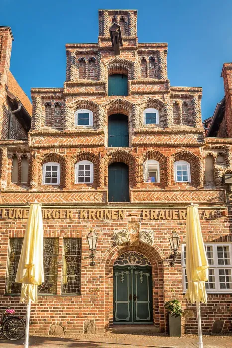 Framed Print : Luneburger Kronen Brewery in the old town, Luneburg, Lower Saxony, Germany Framed Print : Luneburger Kronen Brewery in the old town, Luneburg, Lower Saxony, Germany