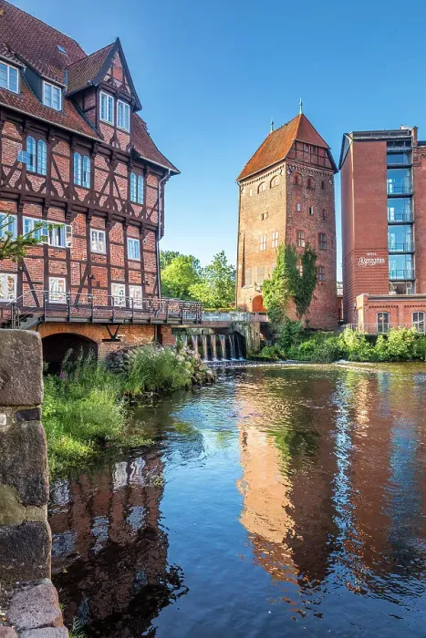 Framed Print : Luner Mill and Abbot`s Mill on the Ilmenau, Luneburg, Lower Saxony, Germany Framed Print : Luner Mill and Abbot`s Mill on the Ilmenau, Luneburg, Lower Saxony, Germany