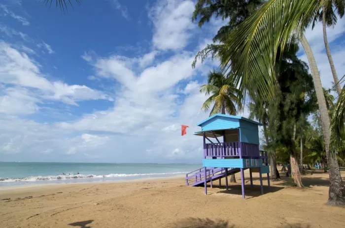 Framed Print : Luquillo Beach, Puerto Rico