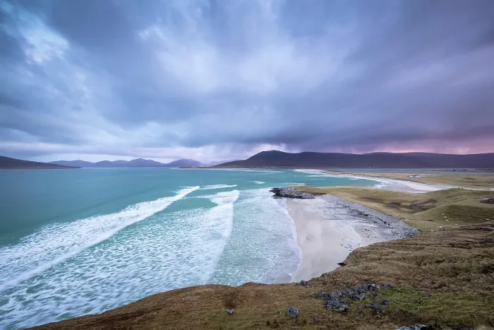 Framed Print : Luskentyre (Traigh Losgaintir) at dawn, Isle of Harris, Outer Hebrides, Scotland, UK, February 2025 Framed Print : Luskentyre (Traigh Losgaintir) at dawn, Isle of Harris, Outer Hebrides, Scotland, UK, February 2025