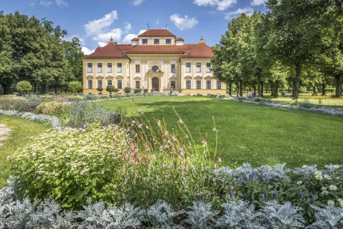 Framed Print : Lustheim Palace in the Schleissheim Palace Complex, Oberschleissheim, Upper Bavaria, Bavaria, Germany Framed Print : Lustheim Palace in the Schleissheim Palace Complex, Oberschleissheim, Upper Bavaria, Bavaria, Germany