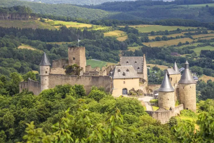 Framed Print : Luxembourg, Bourscheid, Bourscheid Castle Framed Print : Luxembourg, Bourscheid, Bourscheid Castle