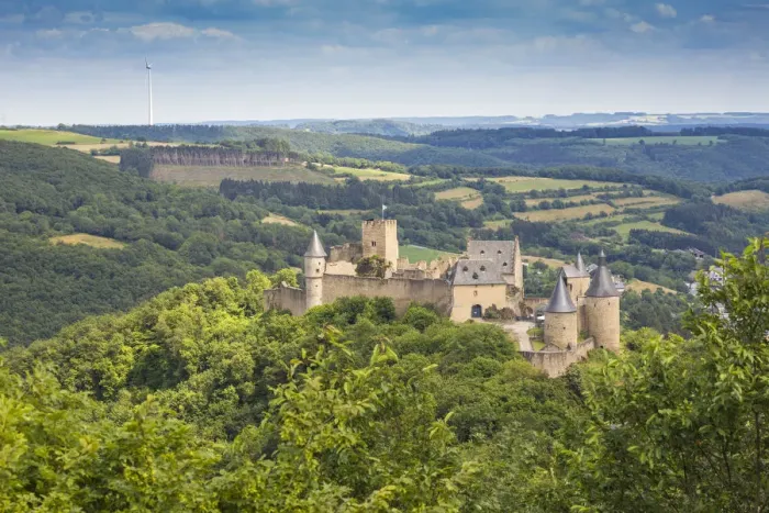 Framed Print : Luxembourg, Bourscheid, Bourscheid Castle Framed Print : Luxembourg, Bourscheid, Bourscheid Castle