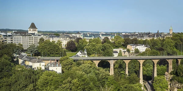 Luxembourg, Luxembourg City, Petrusse Park and Viaduct
